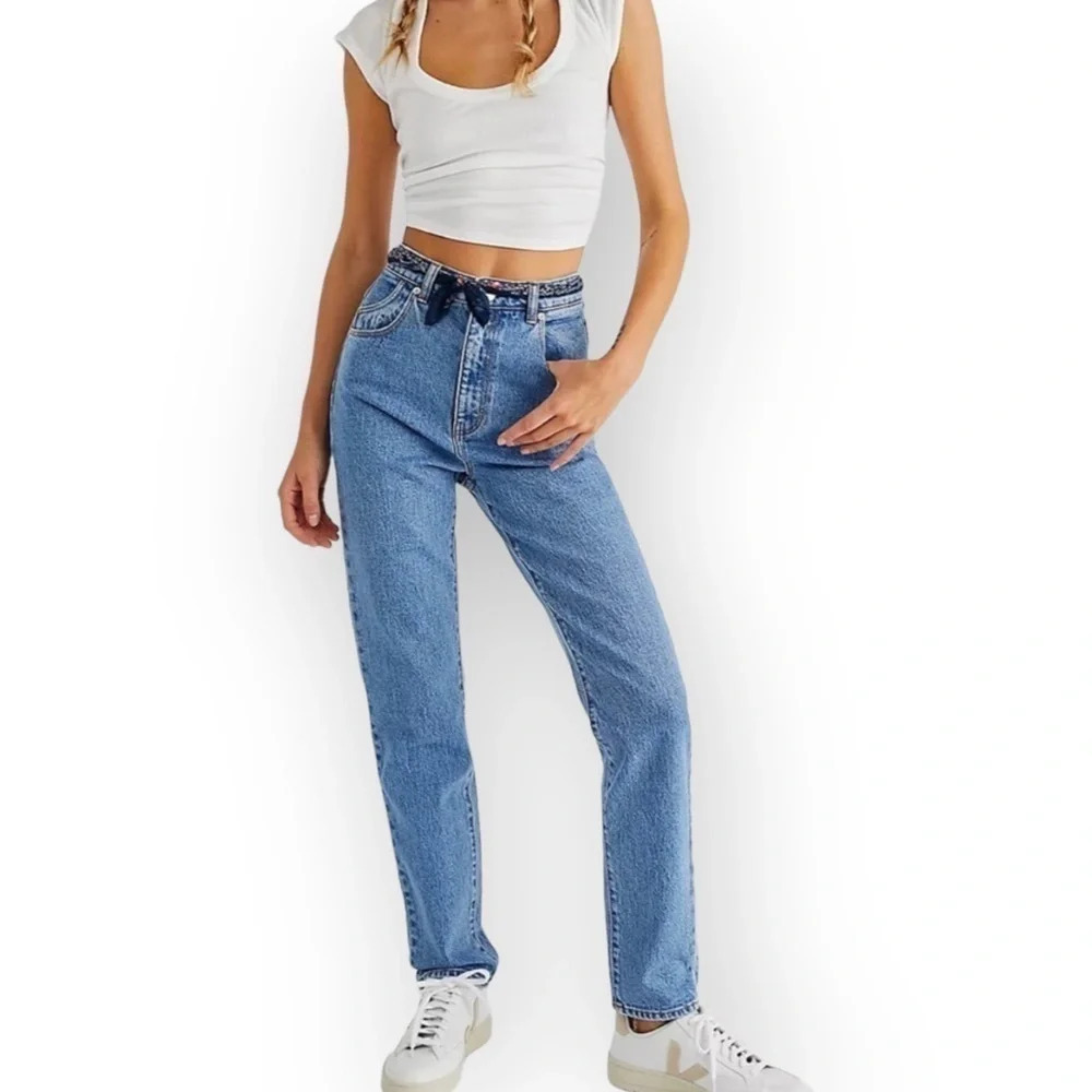 Rolla's Dusters  High Rise Slim in Eco Natalie Blue 26